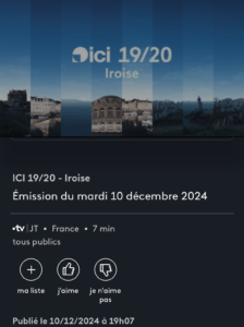 Vente aux enchères reporrtage france 3 iroise M'oncollectif Brest